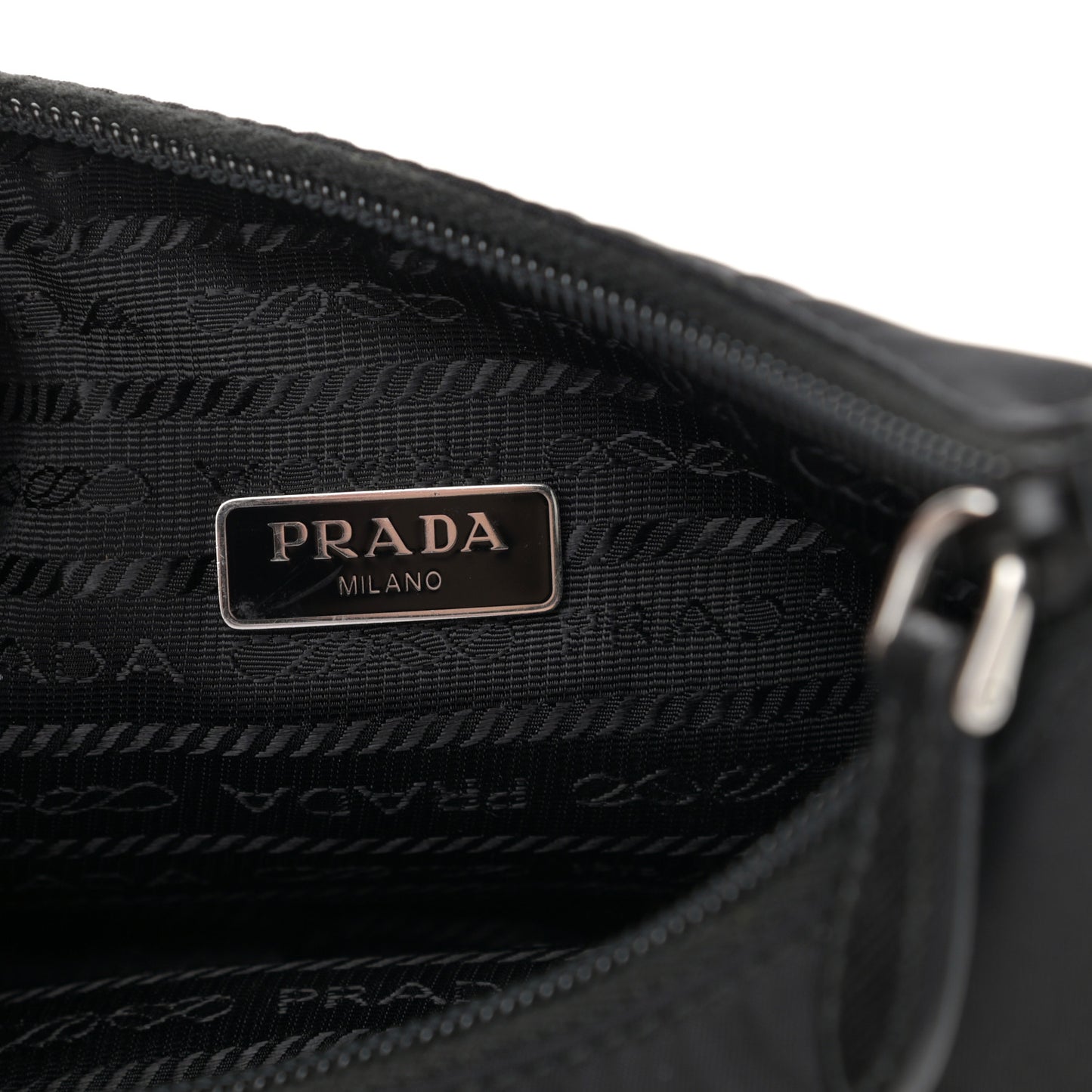 Tessuto Nylon Mini Re-Edition 2000 Bag Black