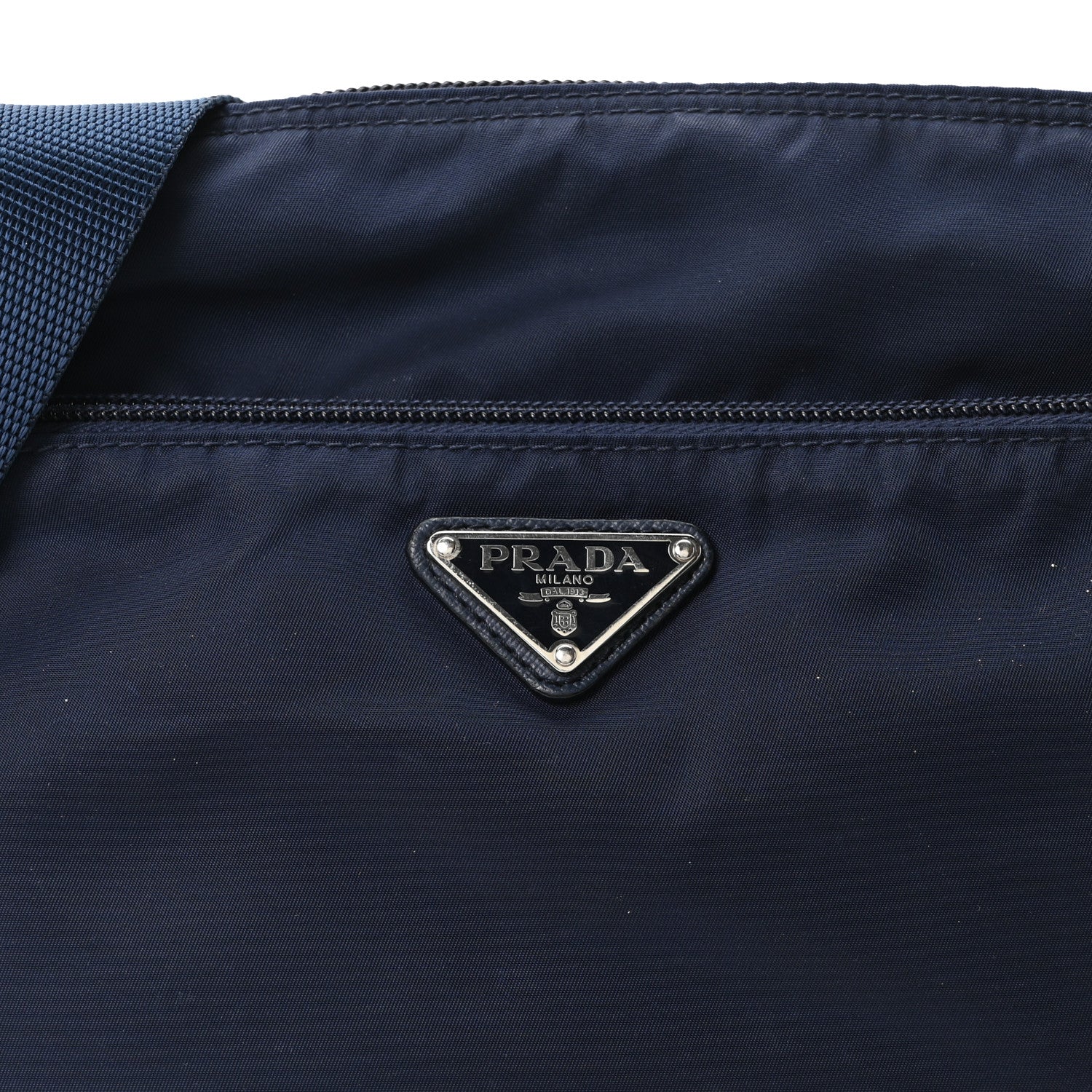 Prada Nylon Vela Messenger Bag Royal 8 of 10