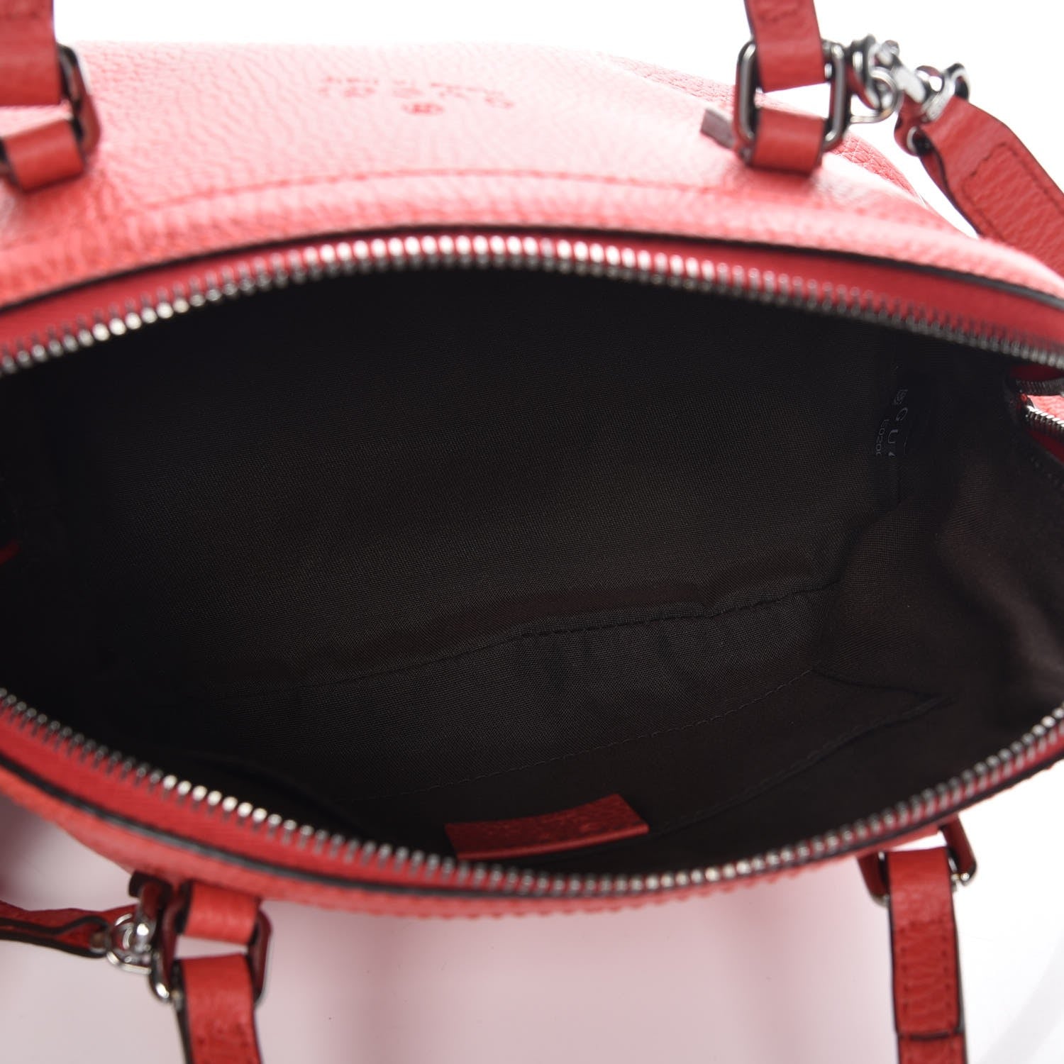 Gucci Calfskin Mini Dome Bag Sporting Red 6 of 8