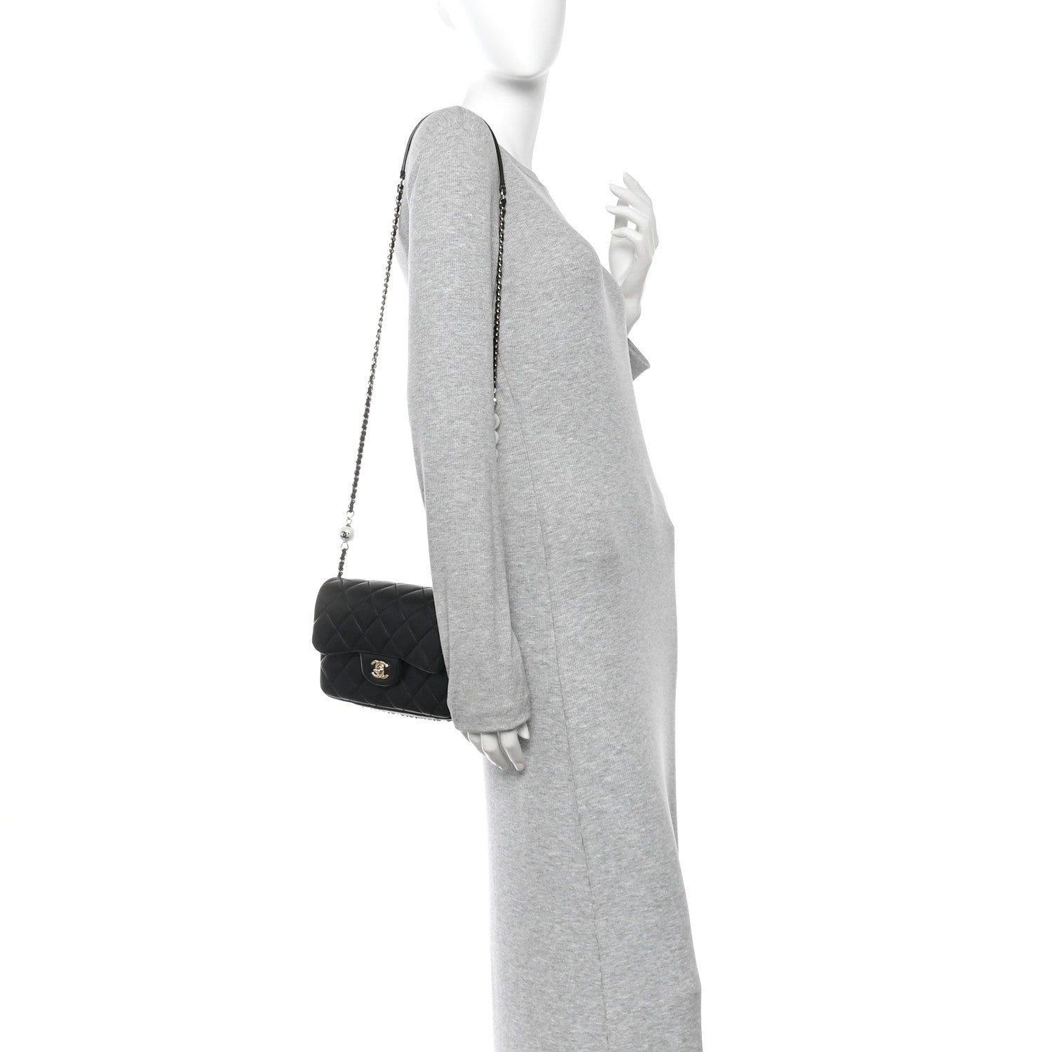 Chanel Lambskin Quilted Small My Precious Flap Black 2 of 10