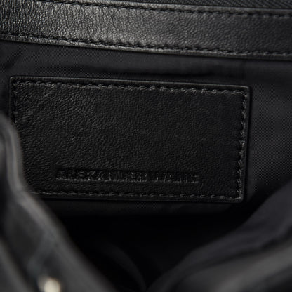 Alexander Wang Lambskin Studded Mini Marti Convertible Backpack Black Rhodium Hardware 8 of 9