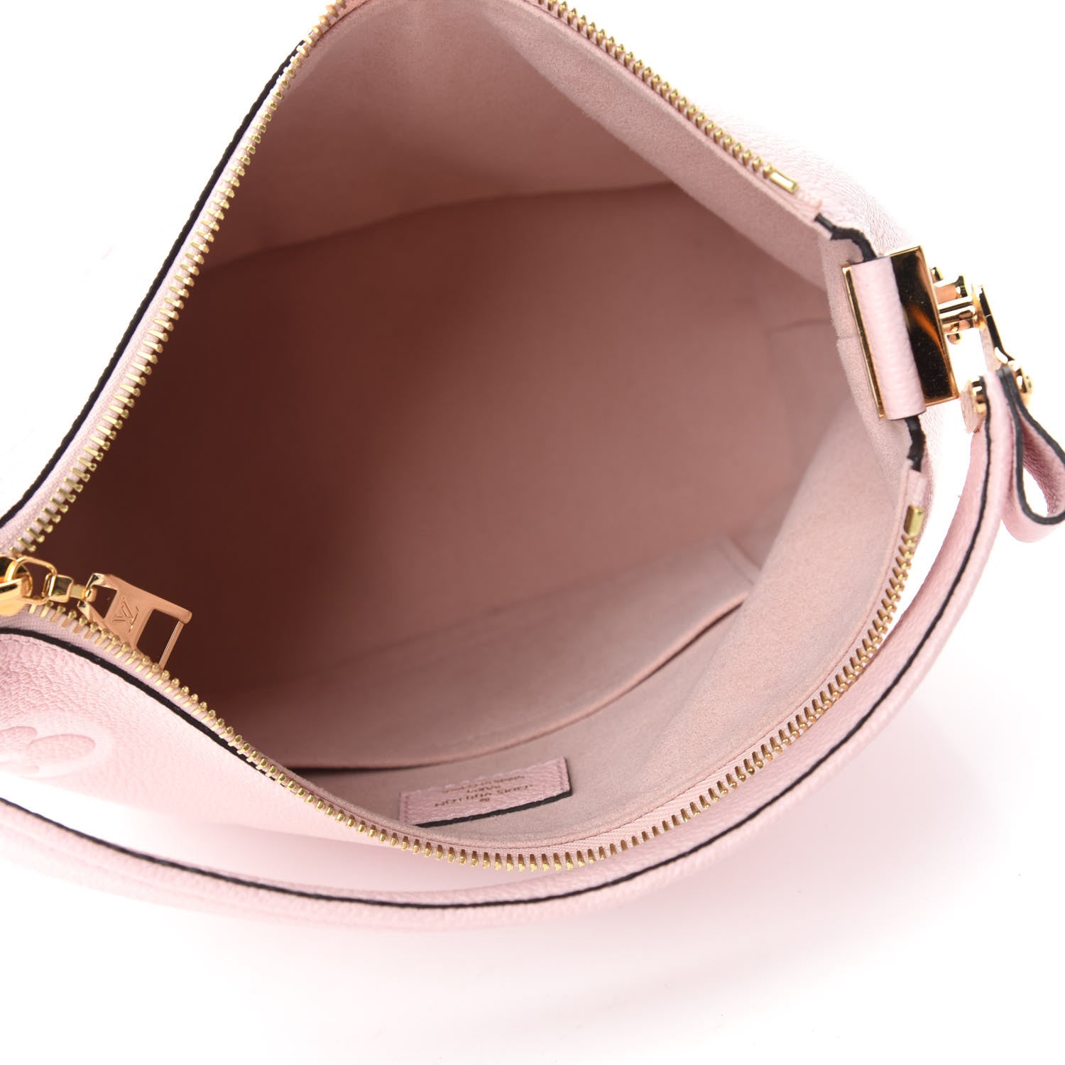 Louis Vuitton Empreinte Monogram Giant By The Pool Marshmallow Hobo PM Bouton De Rose 5 of 10