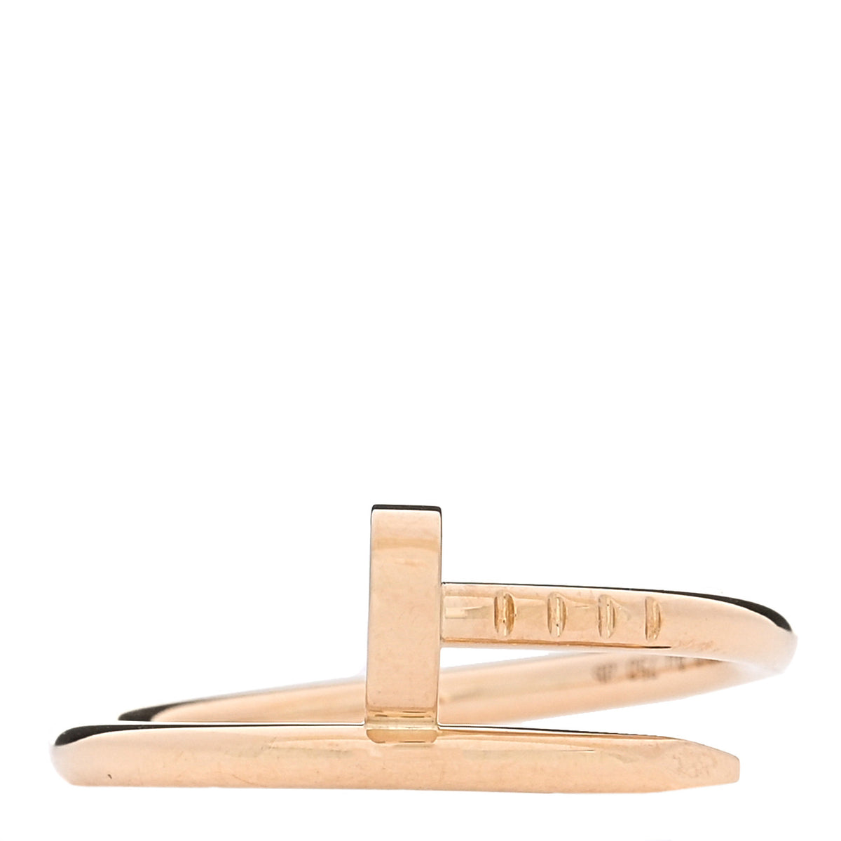 Cartier 18K Yellow Gold Small Juste Un Clou Ring 51 5.75 1 of 5