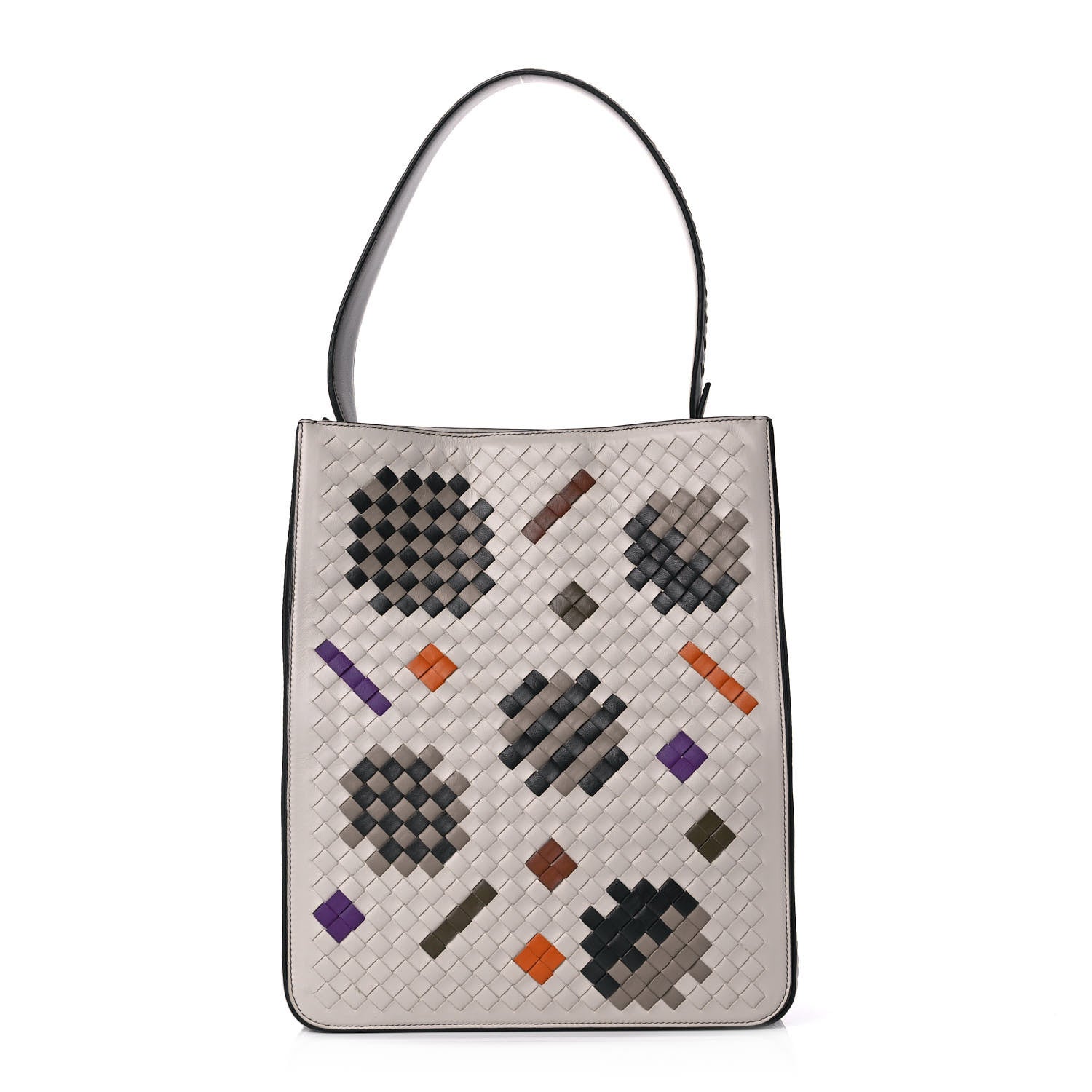 Bottega Veneta Nappa Intrecciato Artsy Tote Cement Abstract 1 of 13