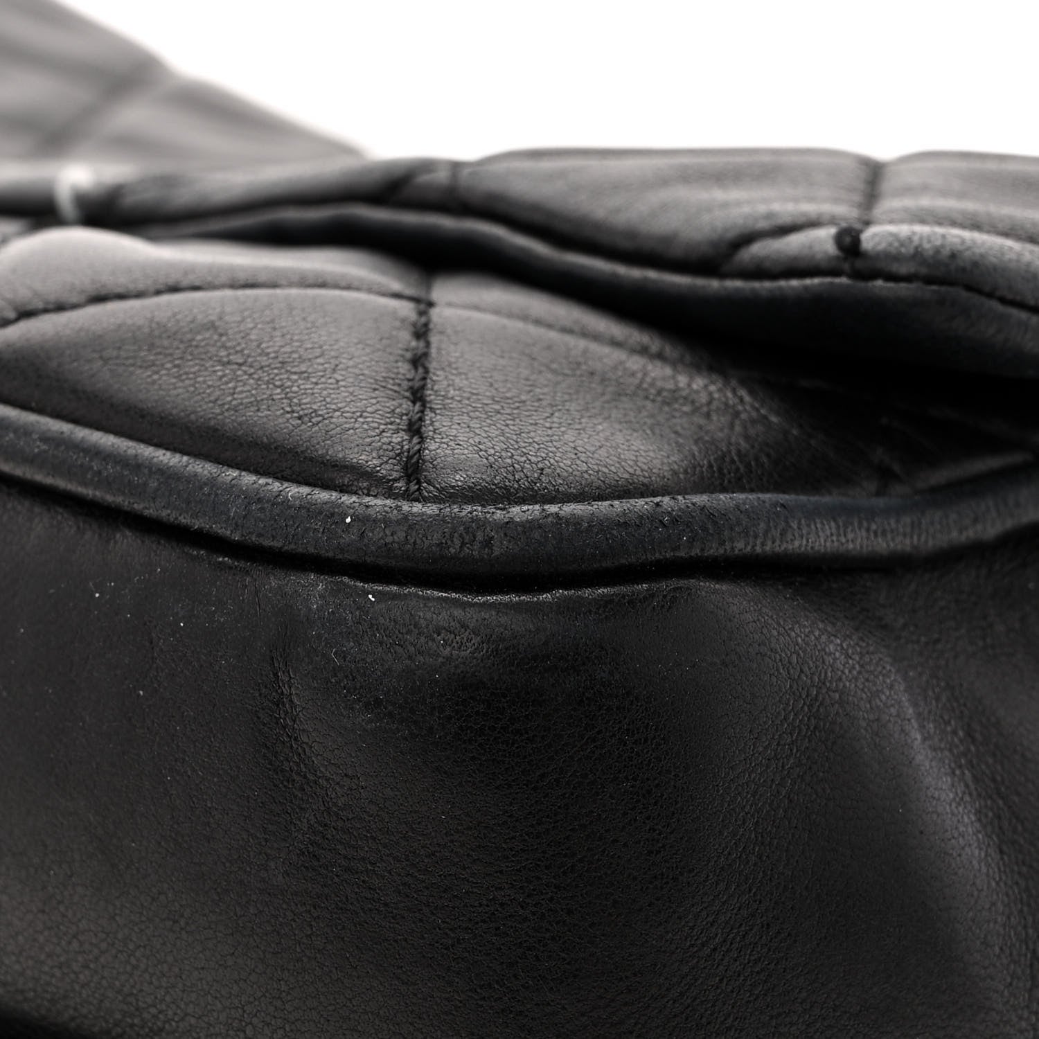 Chanel Lambskin Quilted Jumbo Icons Secret Label Flap Black 19 of 19