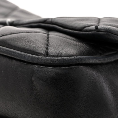 Chanel Lambskin Quilted Jumbo Icons Secret Label Flap Black 19 of 19