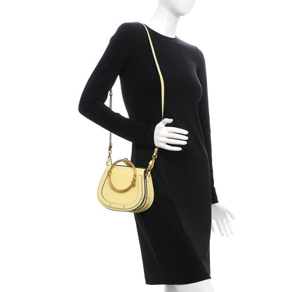 Chloe Calfskin Suede Small Nile Bracelet Bag Lemonade 2 of 7