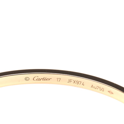 Cartier 18K Yellow Gold Small LOVE Bracelet 17 5 of 9