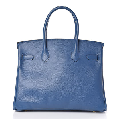 Hermes Epsom Birkin 30 Bleu 4 of 31
