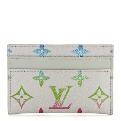 Louis Vuitton Monogram Card Holder Gradient Grey 1 of 8