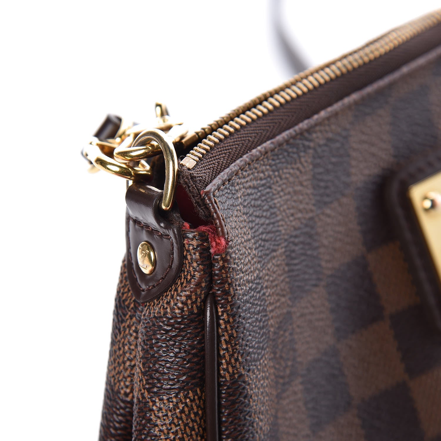 Louis Vuitton Damier Ebene Eva Clutch 10 of 13