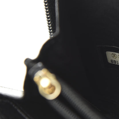 Chanel Caviar Large Timeless CC Zip Around Wallet Black 12 of 16