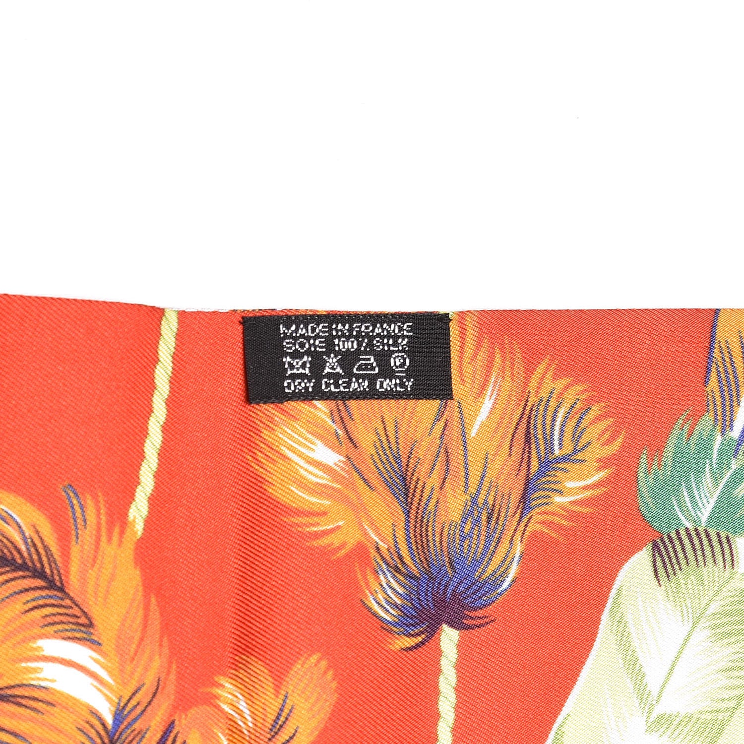 Hermes Silk Brazil Maxi Twilly Rouge Vif Violet Vert 3 of 4