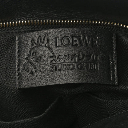 Loewe X SPIRITED AWAY Embroidered Denim Calfskin Puzzle Bag Blue Multicolor 6 of 9