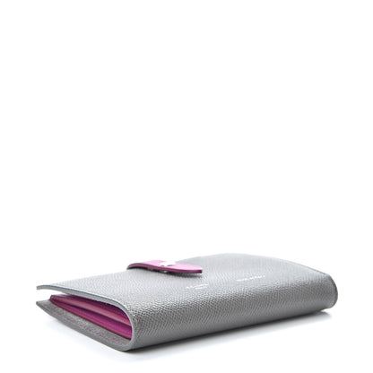 Celine Grained Calfskin Medium Multifunction Strap Wallet Grey 4 of 8