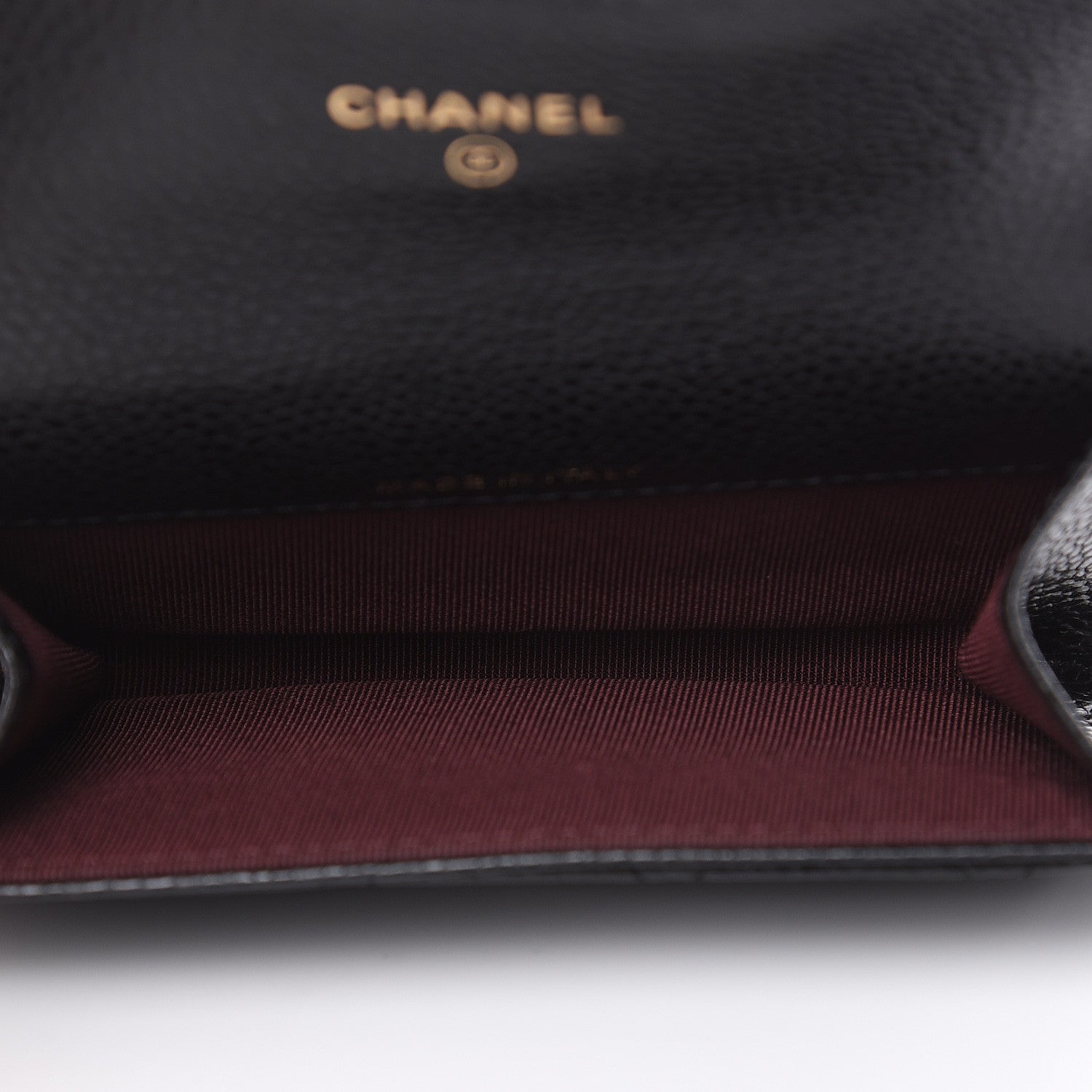 Chanel Caviar Quilted Flap Card Holder Black 5 of 9