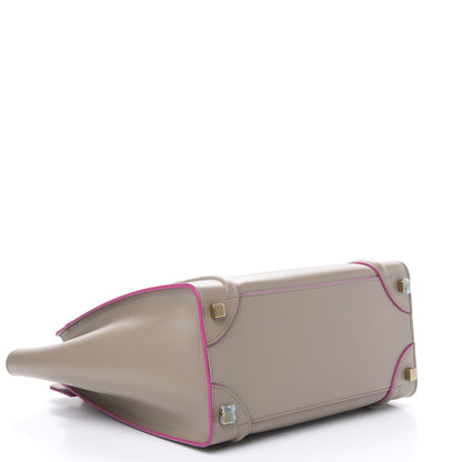 Celine Smooth Calfskin Mini Luggage Beige 3 of 9