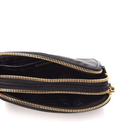 Prada Tessuto Nylon Mini Camera Crossbody Bag Black 5 of 9