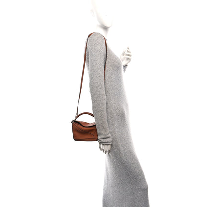 Loewe Calfskin Mini Puzzle Bag Tan 2 of 13