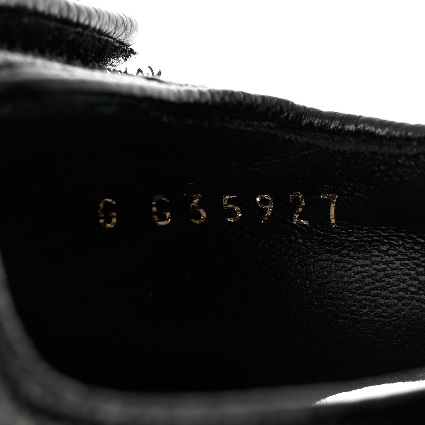 Grained Calfskin Velcro Dad Sandals 35.5 Black