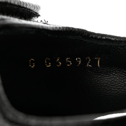 Chanel Grained Calfskin Velcro Dad Sandals 35.5 Black 6 of 9