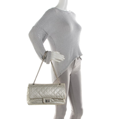 Chanel Lambskin Quilted 2.55 Reissue 227 Flap Silver 2 of 14