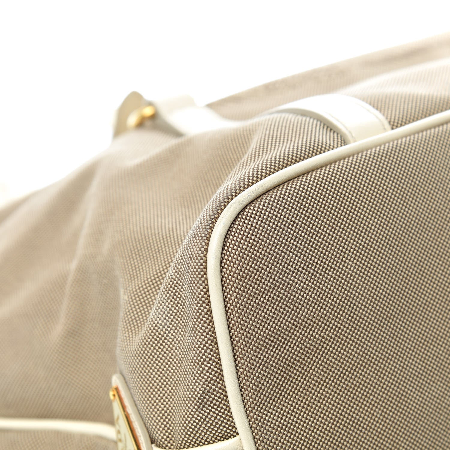 Prada Jacquard Logo Tote Corda Talco 13 of 16