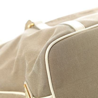 Prada Jacquard Logo Tote Corda Talco 13 of 16