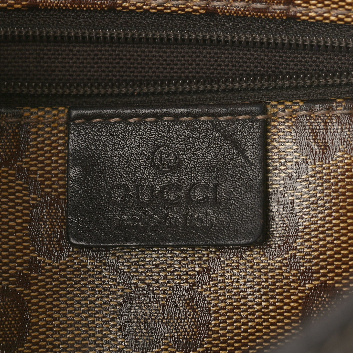 Crystal Monogram Medium Abbey D Ring Hobo Brown