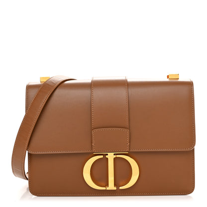 Christian Dior Smooth Calfskin 30 Montaigne Flap Bag Brown 1 of 10