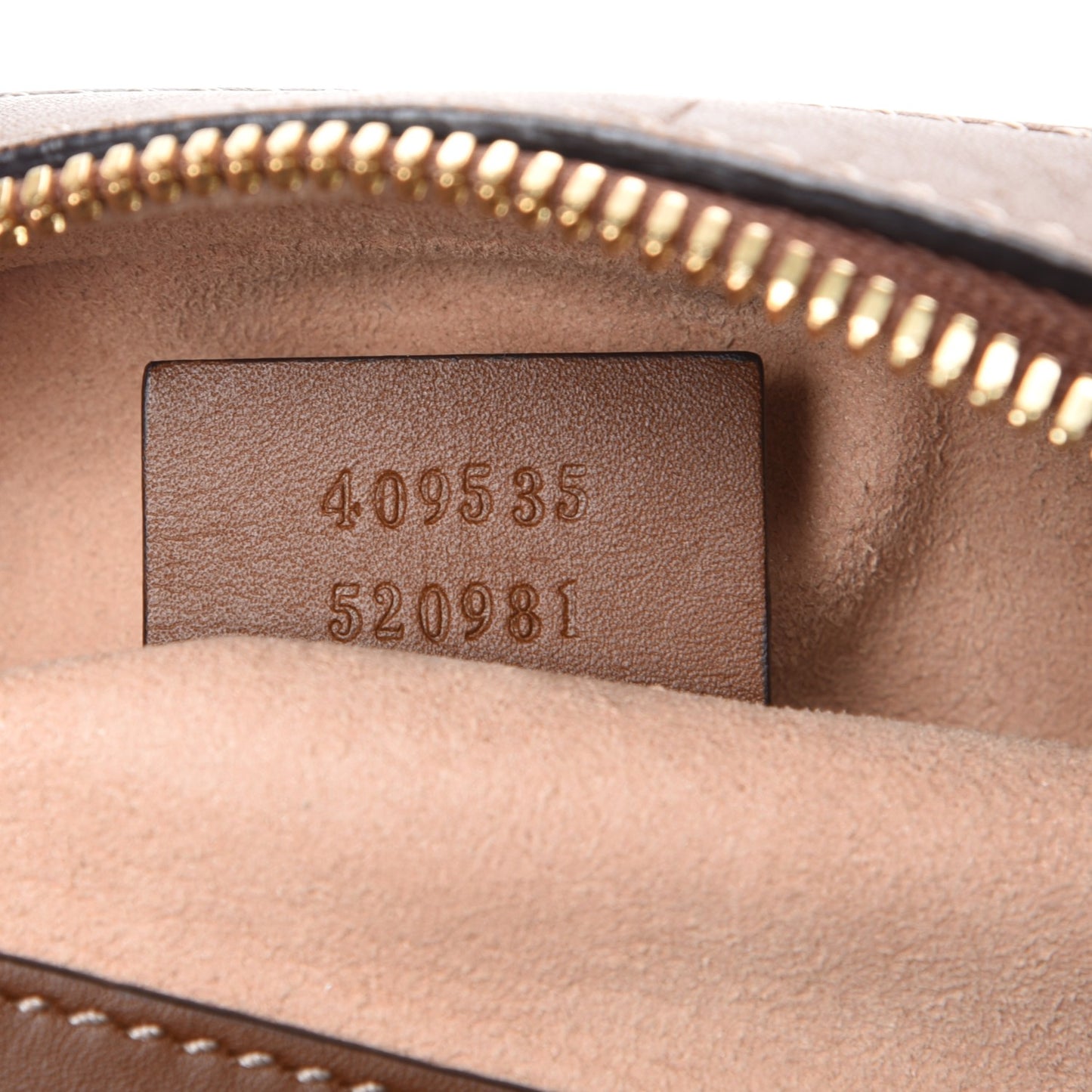GG Supreme Monogram Blind For Love Embroidered Mini Chain Shoulder Bag Beige Tuscany