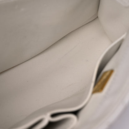 Chanel Caviar Quilted Small Coco Handle Flap White 15 of 20