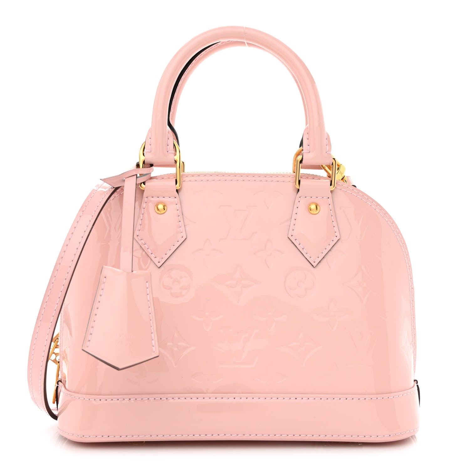 Louis Vuitton Vernis Alma BB Rose Ballerine 1 of 11