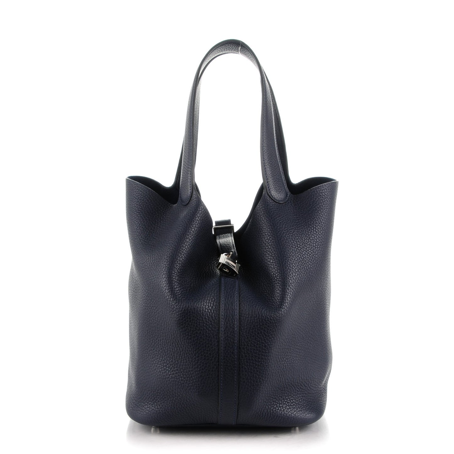 Taurillon Clemence Picotin Lock 26 GM Bleu Nuit