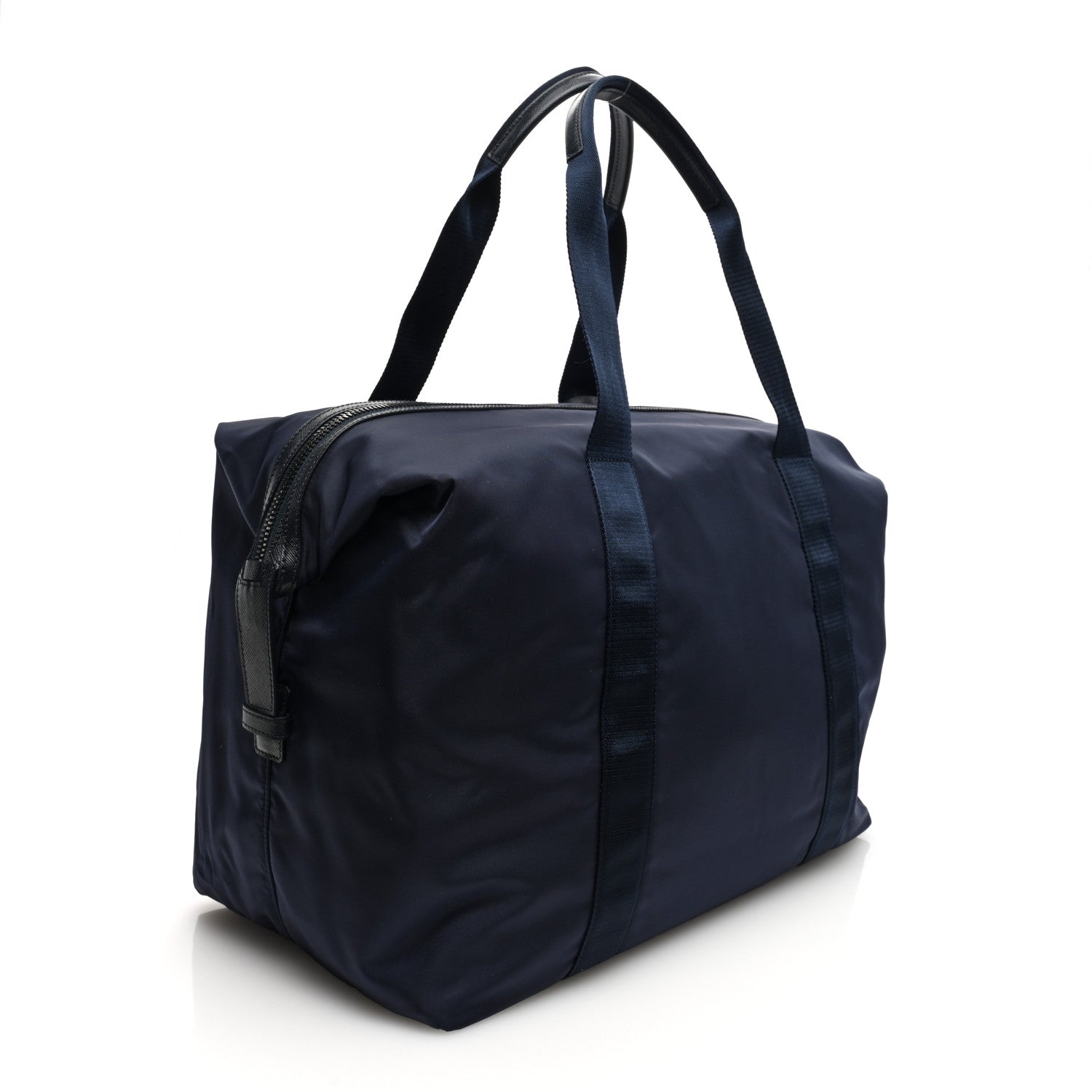 Prada Re-Nylon Saffiano Duffle Bag Navy 3 of 10