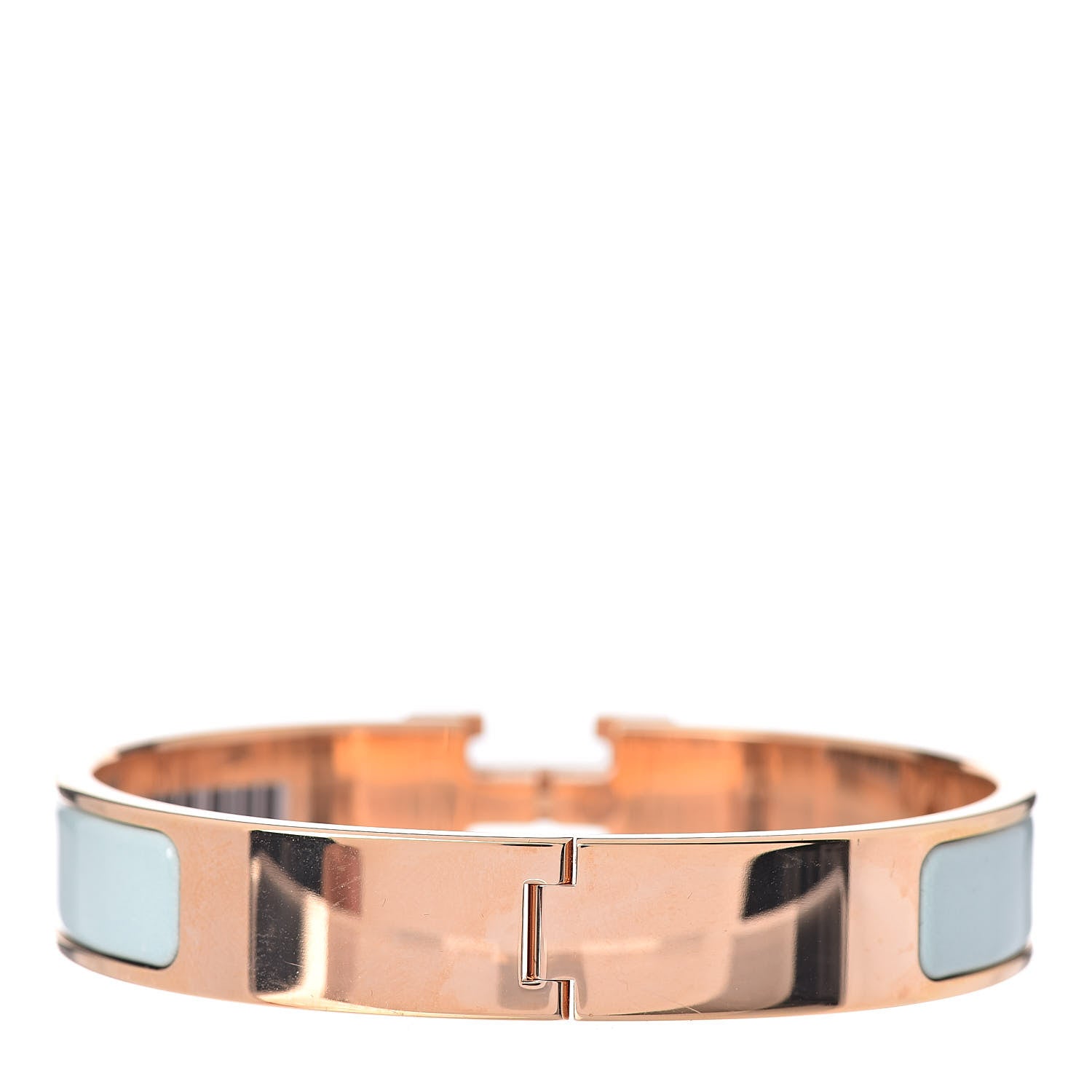 Hermes Enamel Narrow Clic Clac H Bracelet GM Vert Argile 3 of 4