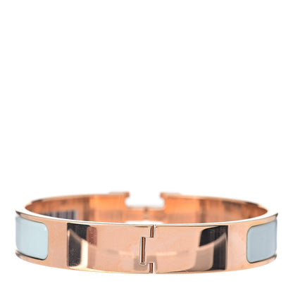 Hermes Enamel Narrow Clic Clac H Bracelet GM Vert Argile 3 of 4