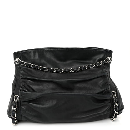Chanel Lambskin Large Sharpei Shoulder Bag Black 1 of 13