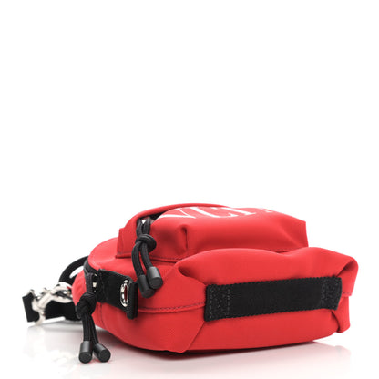 Valentino Garavani Nylon VLTN Print Mini Backpack Red White 4 of 9