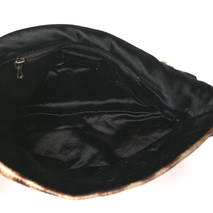 Lanvin Calfskin Pony Hair Happy Square Shoulder Bag Leopard 5 of 9