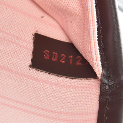 Louis Vuitton Damier Ebene Neo Neverfull MM Rose Ballerine 9 of 11
