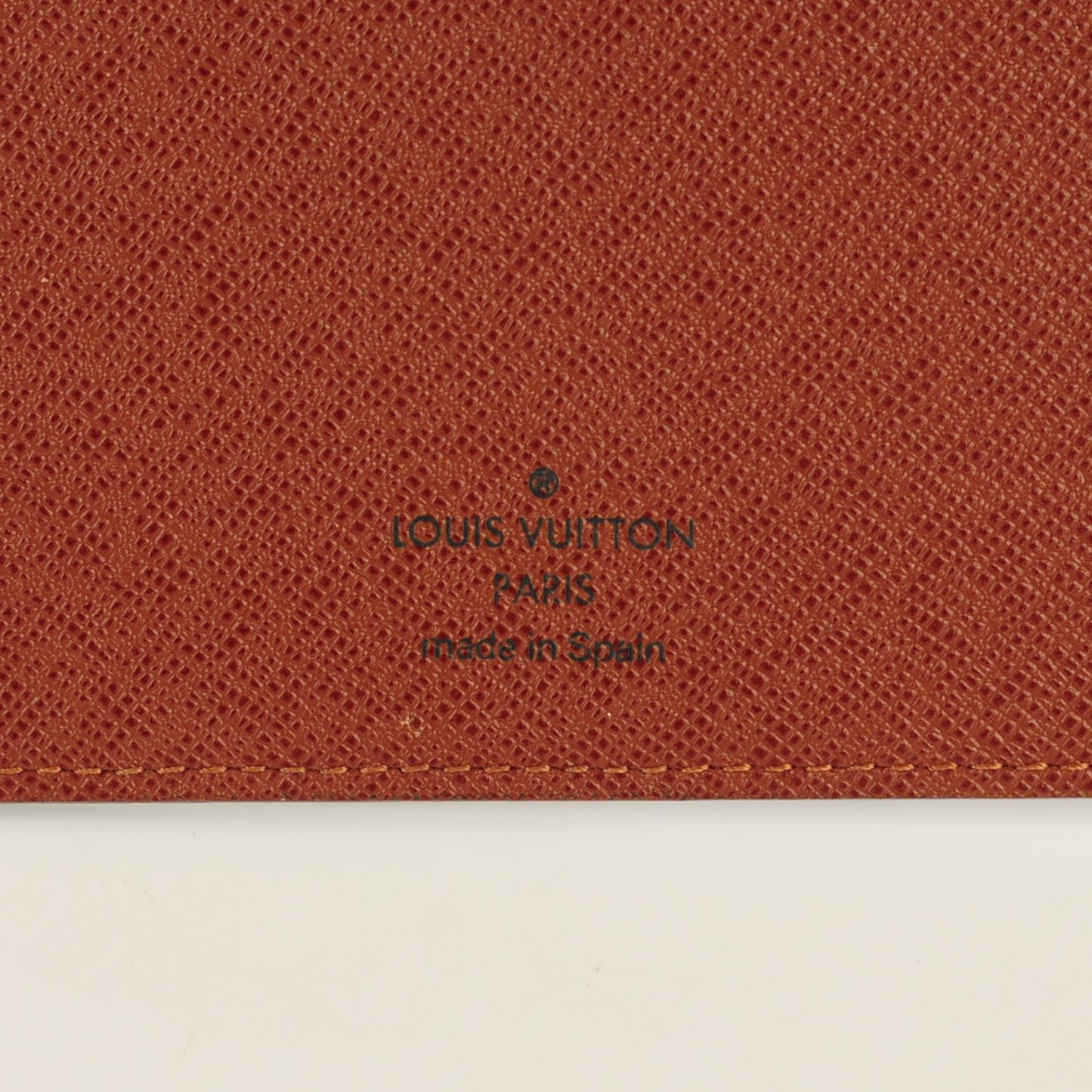 Monogram Desk Agenda Cover