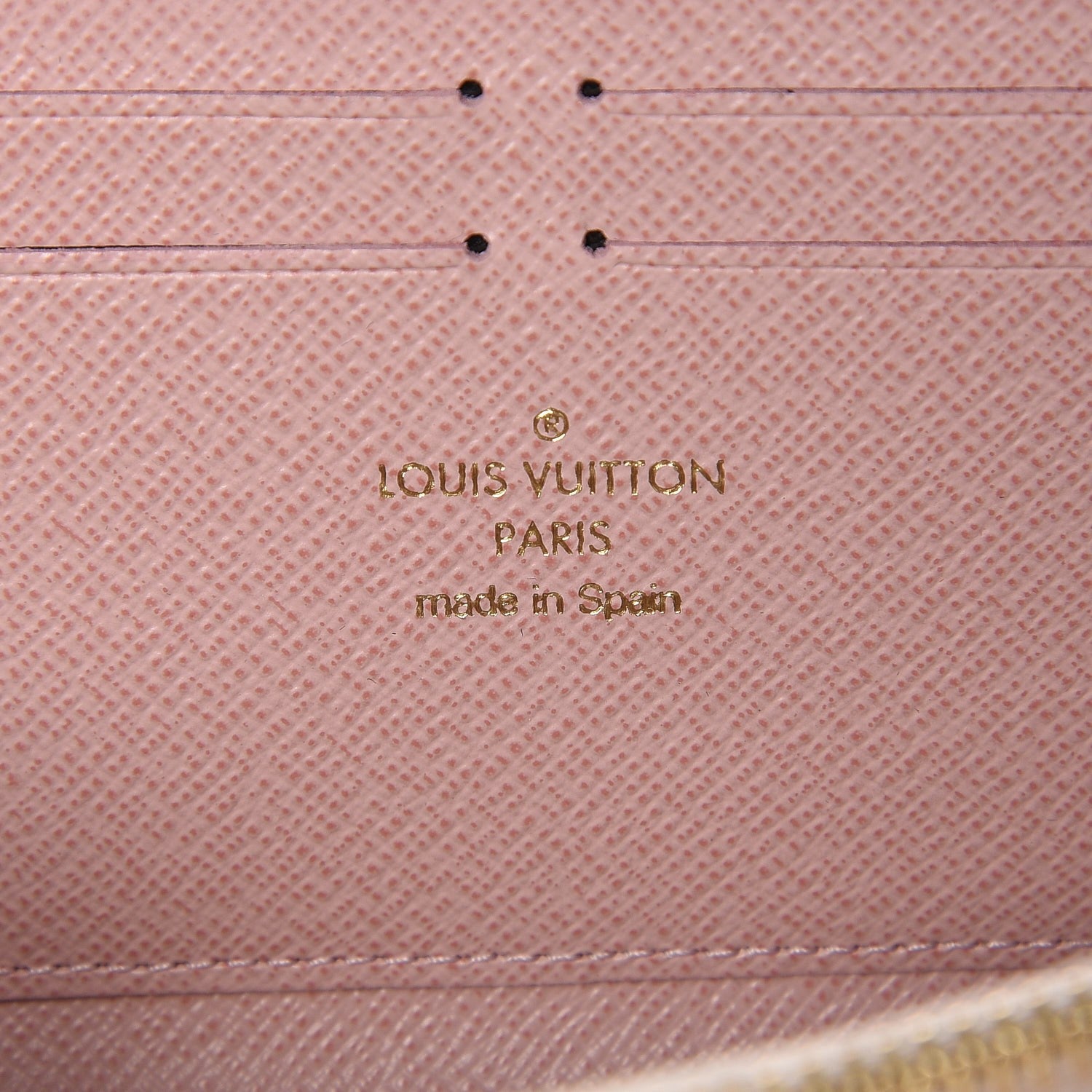 Louis Vuitton Damier Azur Clemence Wallet Rose Ballerine 6 of 8