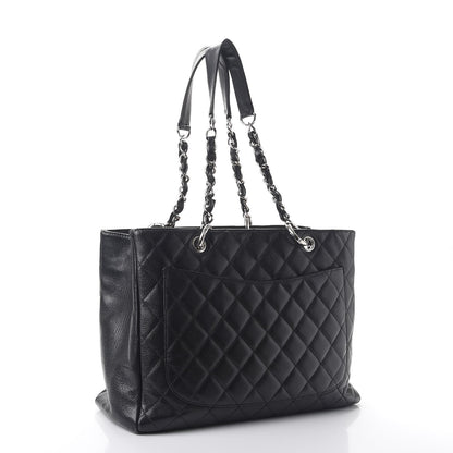 Chanel Caviar Quilted Grand Shopping Tote GST Black 3 of 20