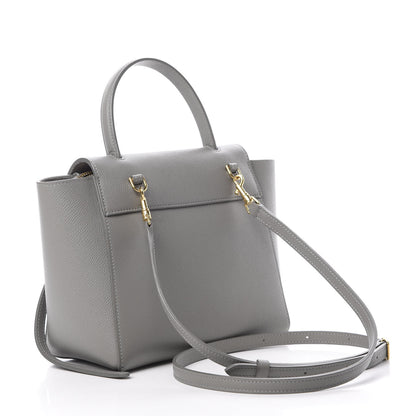 Celine Grained Calfskin Nano Belt Bag Cloud 4 of 12