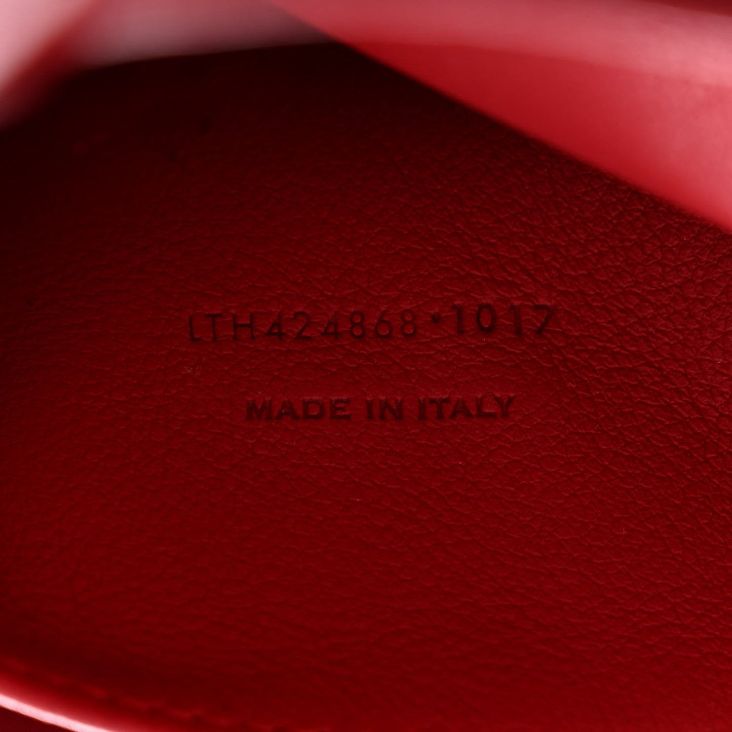 Calfskin Baby Monogram Cabas Red