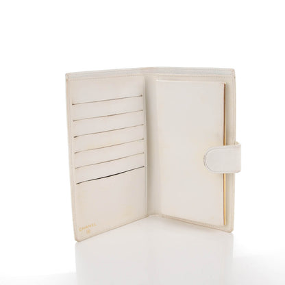 Chanel Caviar Timeless CC French Wallet White 5 of 8