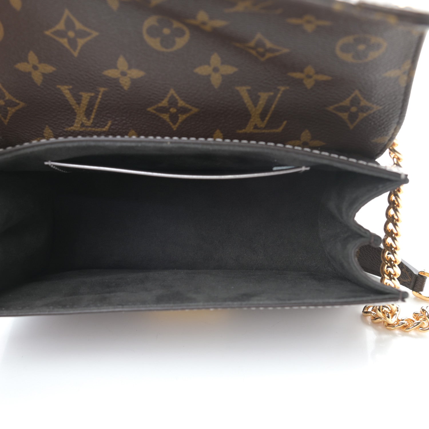 Louis Vuitton Vernis Epi Monogram Wynwood Metallic Taupe Grey 5 of 11