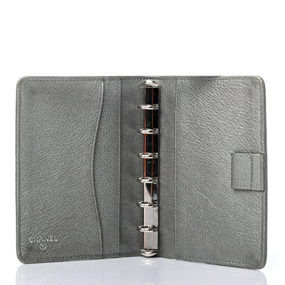 Chanel Glazed Calfskin Diamond Stitched Agenda Cover Gold 4 of 4