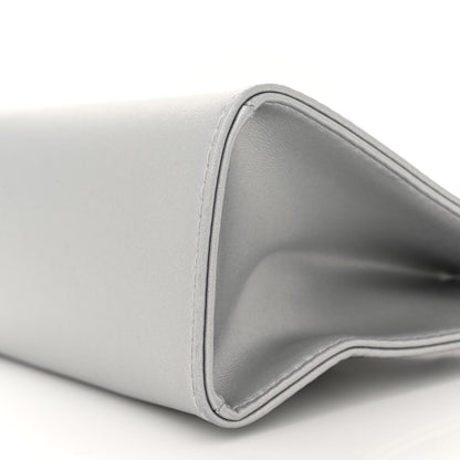 Telfar Metallic Vegan Leather Small Shopping Bag Silver 9 of 11